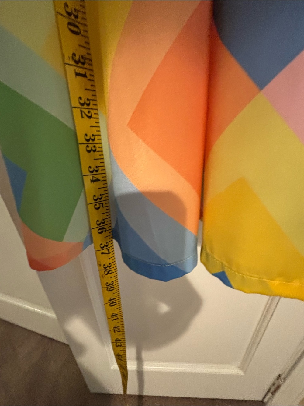 Bright Geometric Multicolor Women’s Dress - Picture 7 of 7